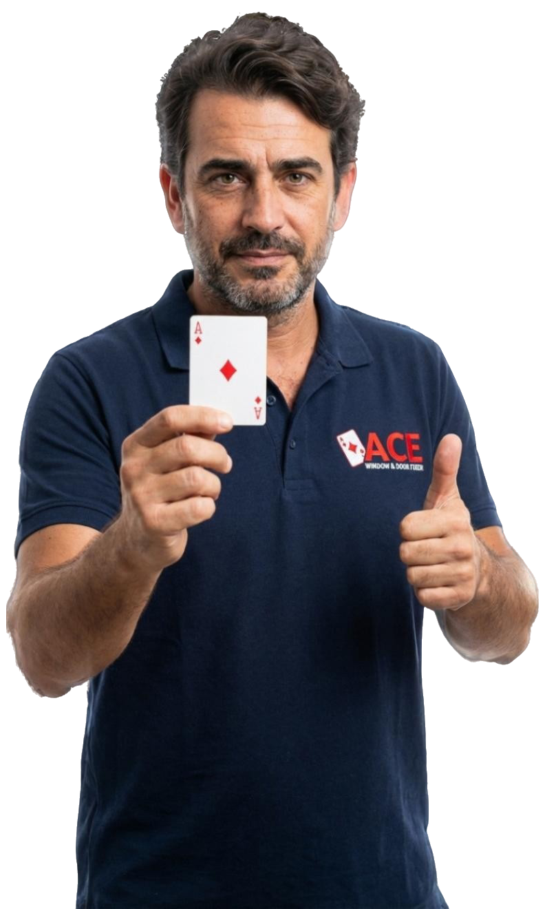 Ace Window and Door Fixer Image of Technician
